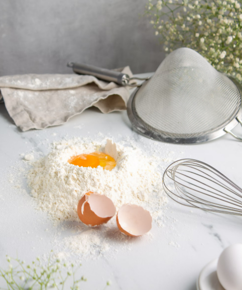 저칼로리 베이킹 - 반죽재료 사진