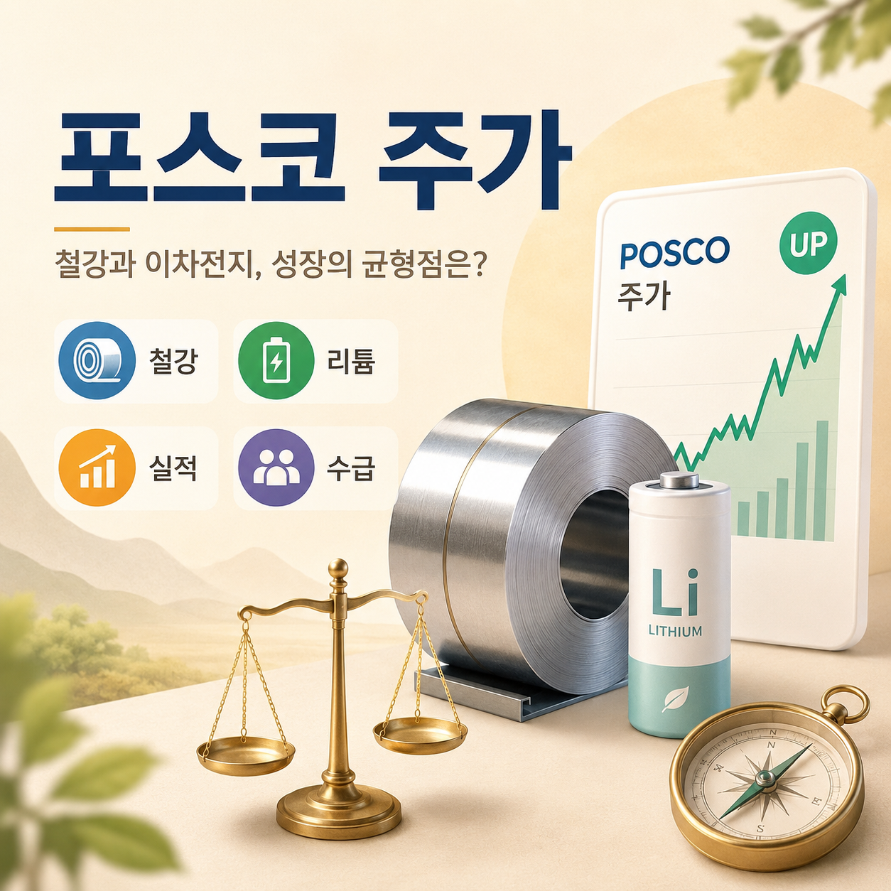 포스코홀딩스 주가 44만원대, 반등 기준 5가지