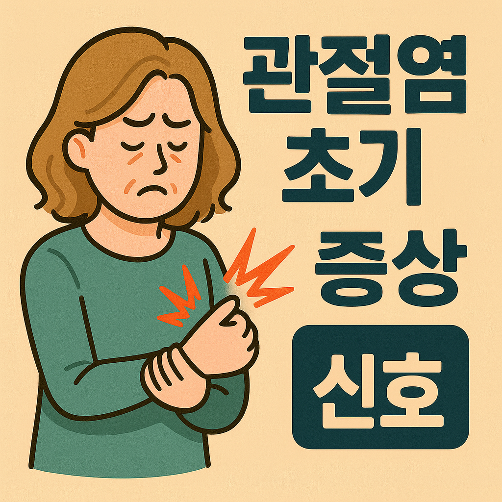 관절염 초기증상