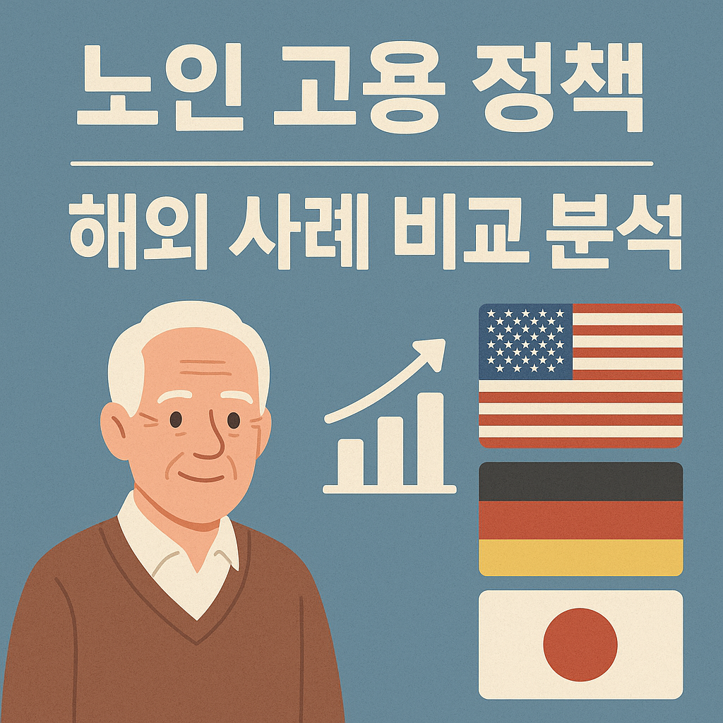 노인 고용 정책 해외 사례 비교 분석 사진