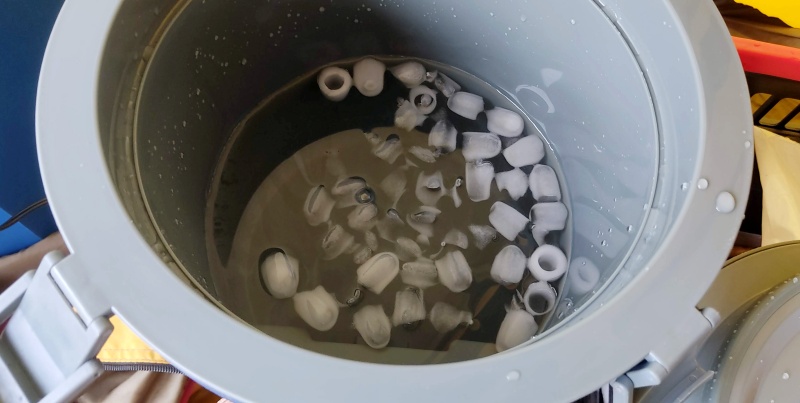 워터저그에서 녹지 않는 얼음