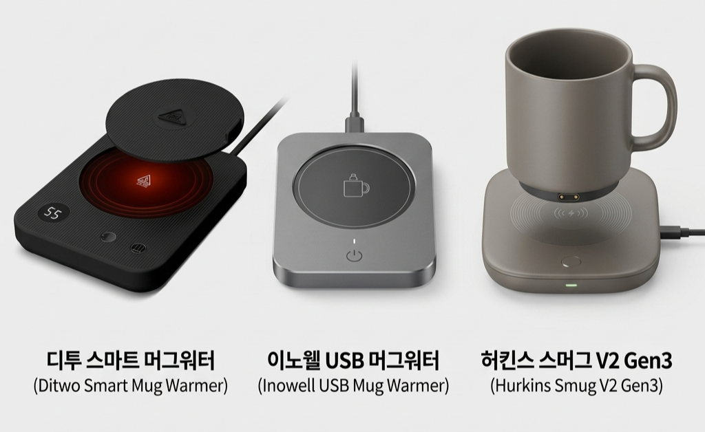 머그워머 고르는법 3종 비교