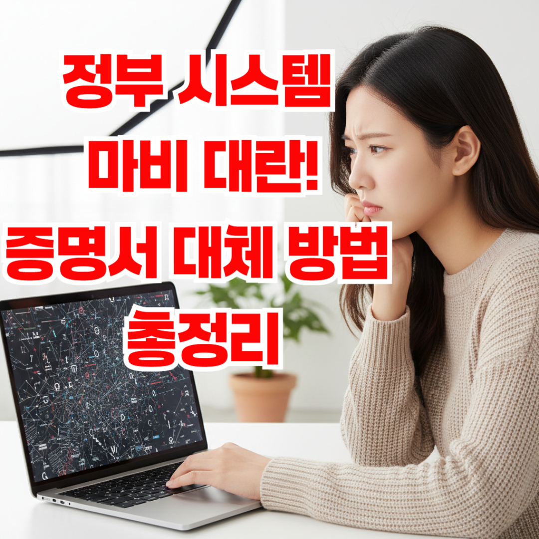 정부24 오류 등본 발급