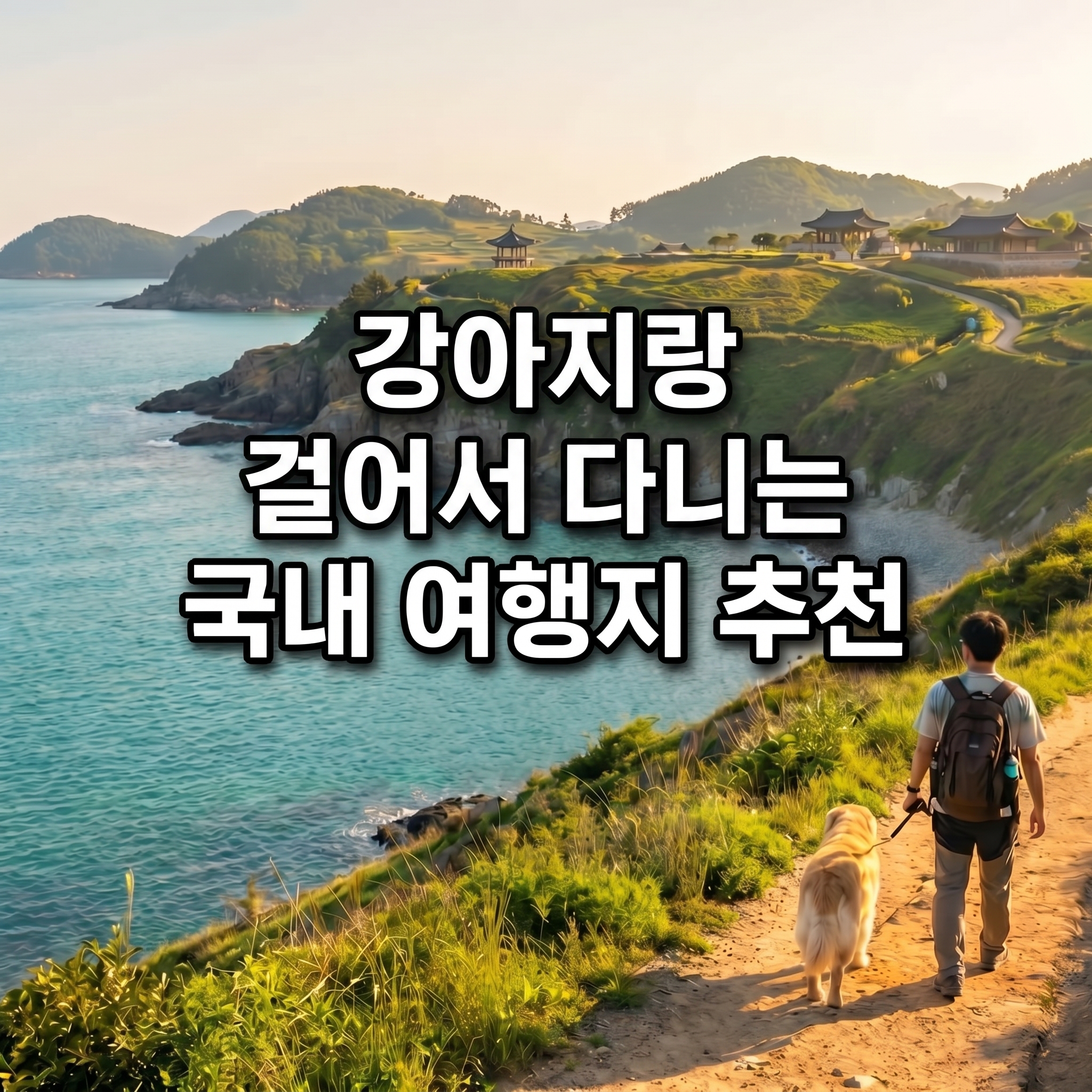 강아지랑 걸어서 다니는 국내 여행지 추천 코스별 정리
