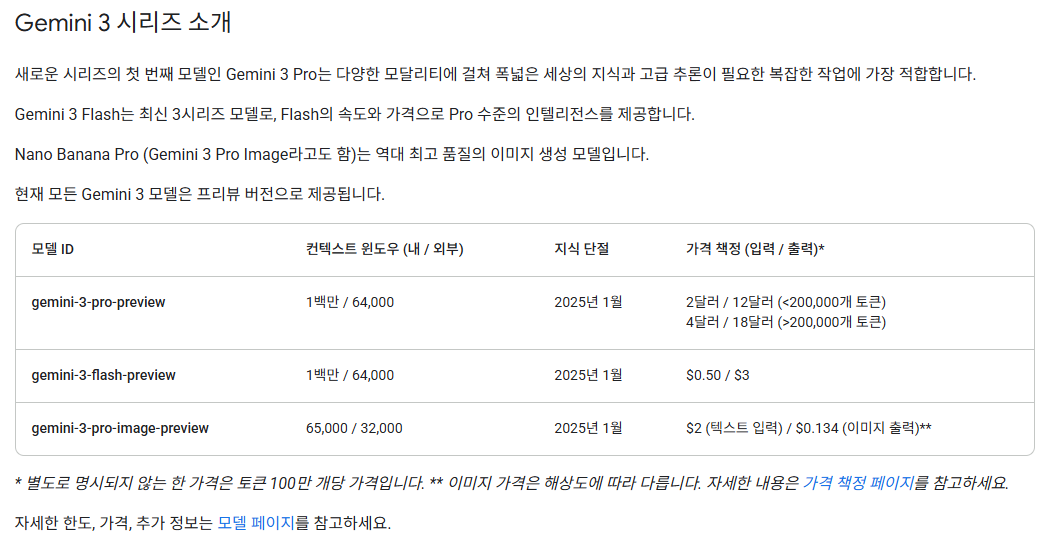 Gemini 3 시리즈 소개