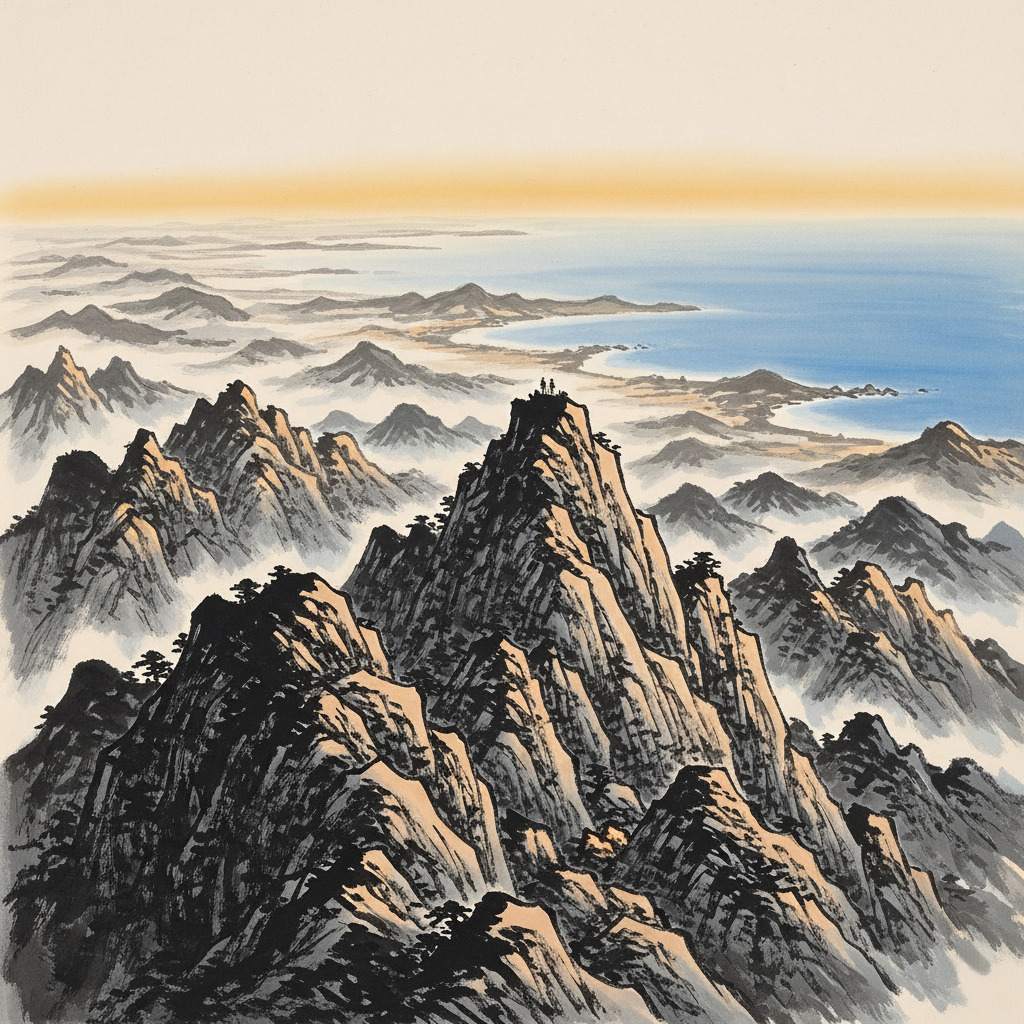 첩첩산중(疊疊山中) 너머, 마침내 열리는 하늘과 바다