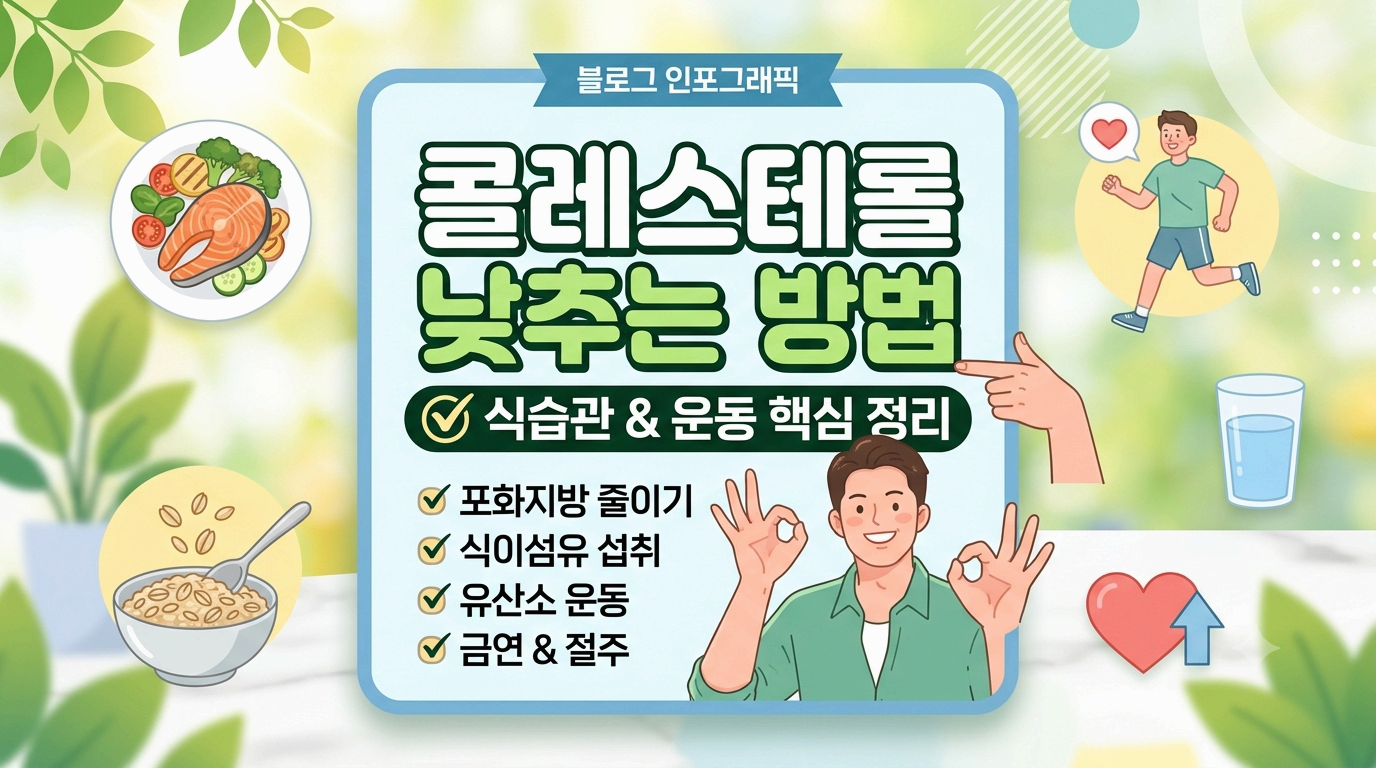 콜레스테롤 낮추는 방법