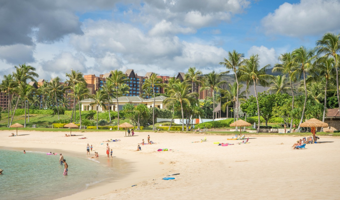 하와이 오아후 섬 라군 코 올리나