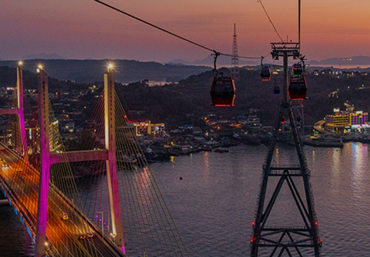 여수 케이블카 야경