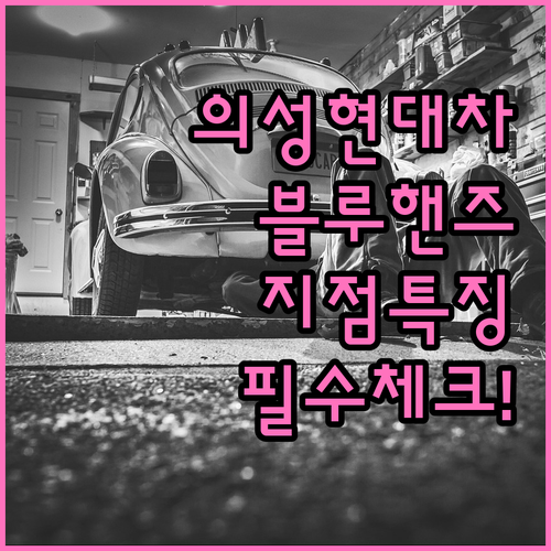 의성군 현대차 서비스센터 블루핸즈 지..