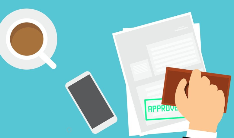 승인 이미지 사진