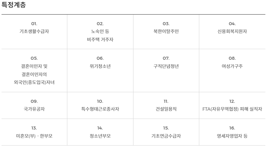 특정계층