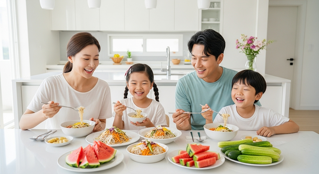 건강한 식사와 휴식 관리