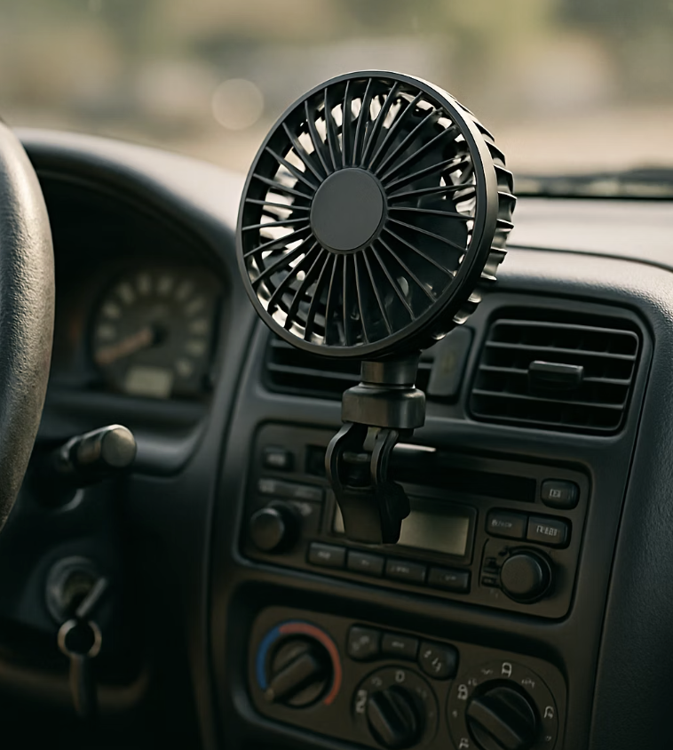 에어컨과 함께 쓰면 효과 200%, 차량용선풍기가 필수인 이유