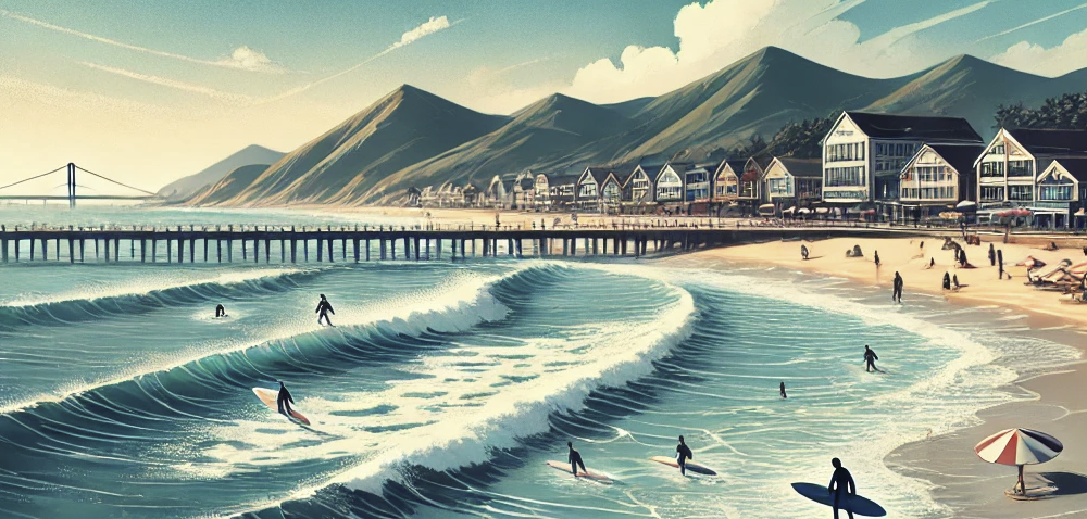 양양 여행코스 글을 위한 서핑 관련 사진