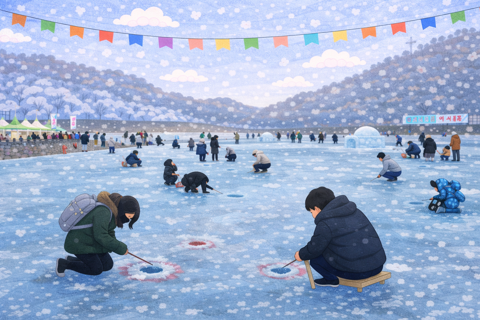 안동 암산얼음축제