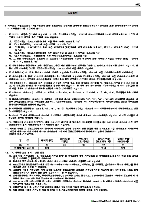 기부금명세서 양식