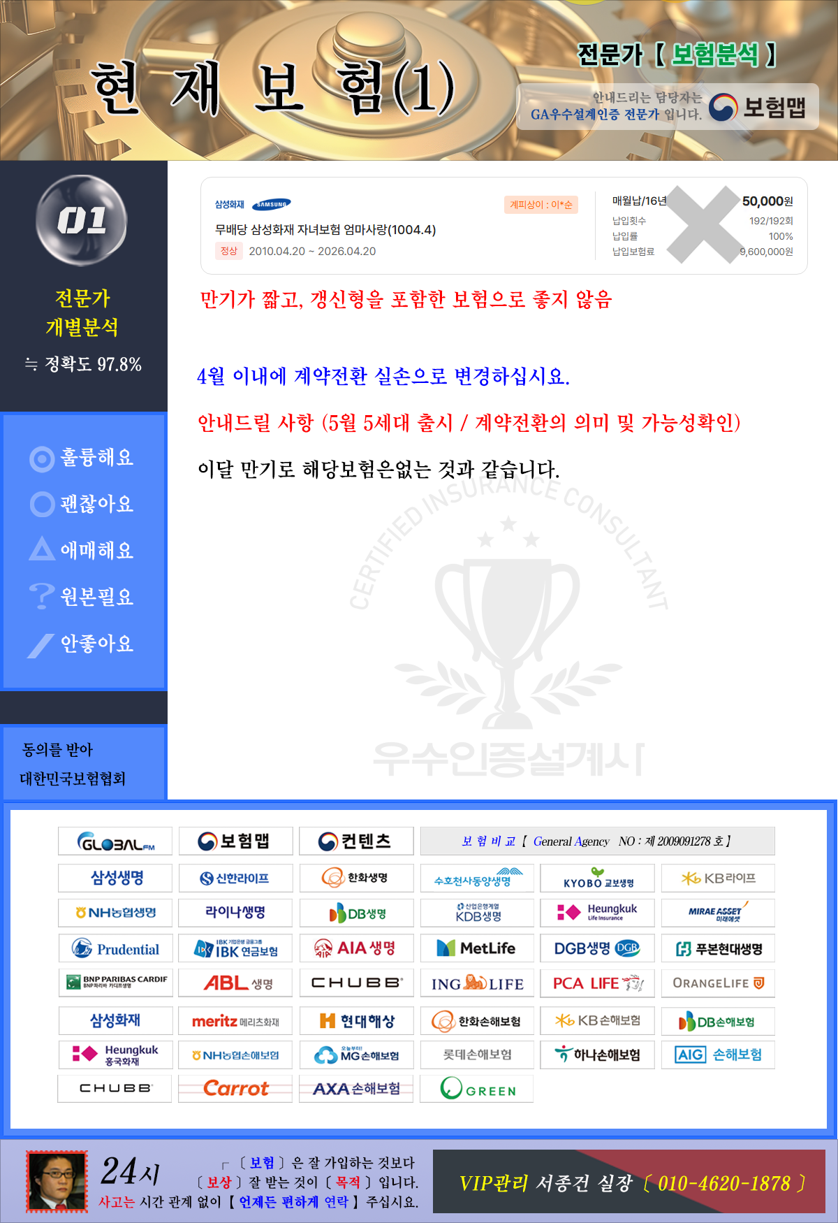 현재보험분석