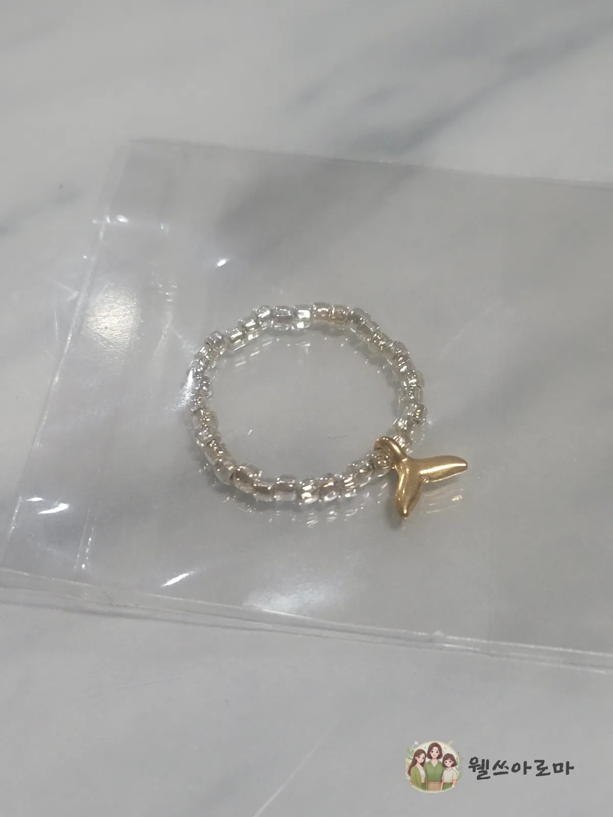 제주여행선물-돌고래꼬리반지