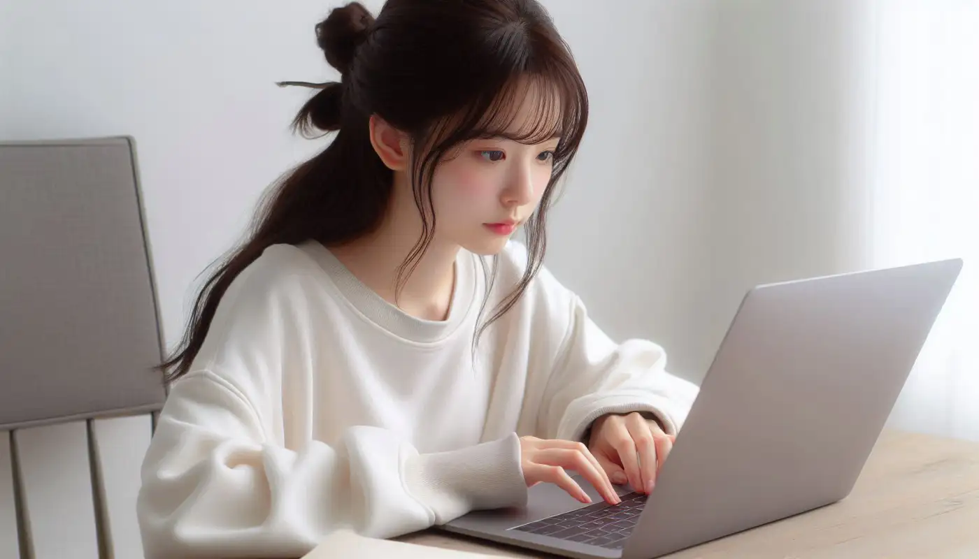 전기차-카드-추천을-알아보는-여성의-모습