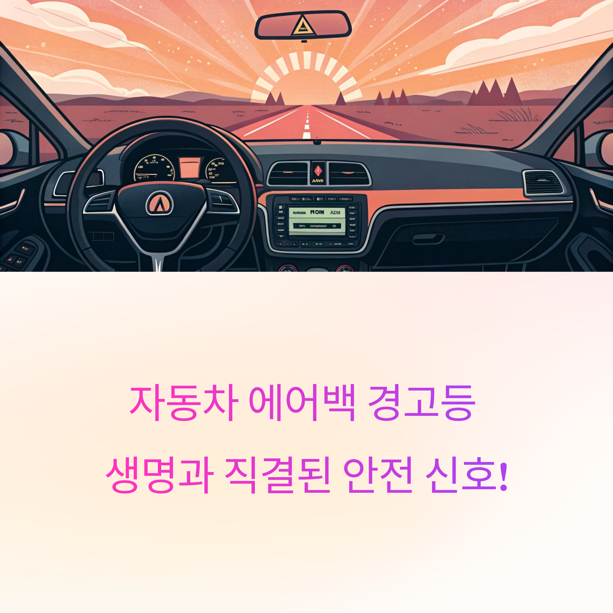 자동차 에어백 경고등 점등 시 반드시 확인해야 할 핵심 정보
