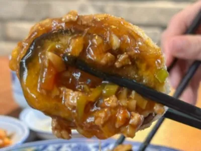 어향가지 한입샷