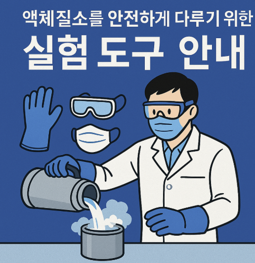 극저온 실험의 핵심, 액체질소를 안전하게 다루기 위한 실험 도구 안내