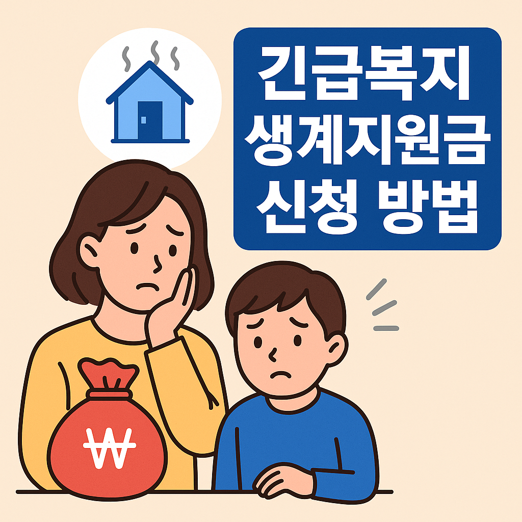 2025년 긴급복지 생계지원금 신청 방법 – 위기 상황 시 꼭 알아야 할 정부 지원제도