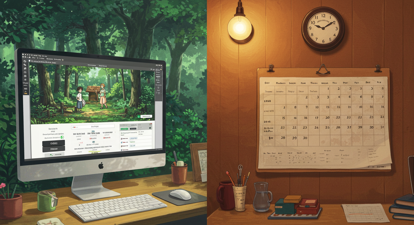 예약 시스템과 일정 이미지