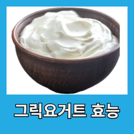 그릭요거트 효능