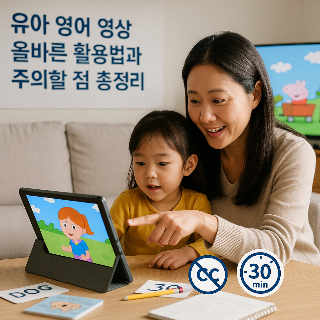 유아 영어 영상 올바른 활용법과 주의할 점 총정리