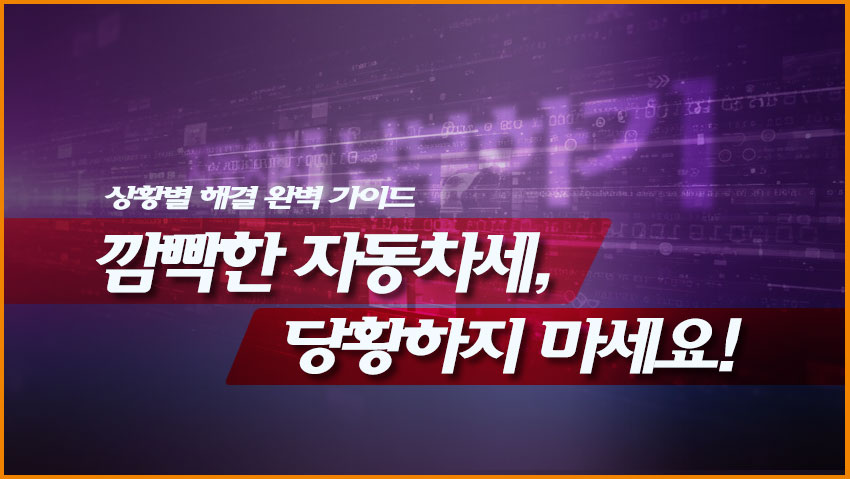 깜빡한 자동차세, 당황하지 마세요! 상황별 해결 완벽 가이드