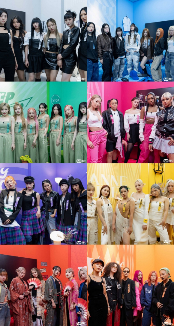 &#39;스우파2&#39; 8크루 공식 이미지 갈무리 [사진=Mnet]