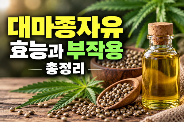 대마종자유 효능과 부작용 총정리｜오메가 지방산&middot;GLA&middot;리포좀 제형 차이
