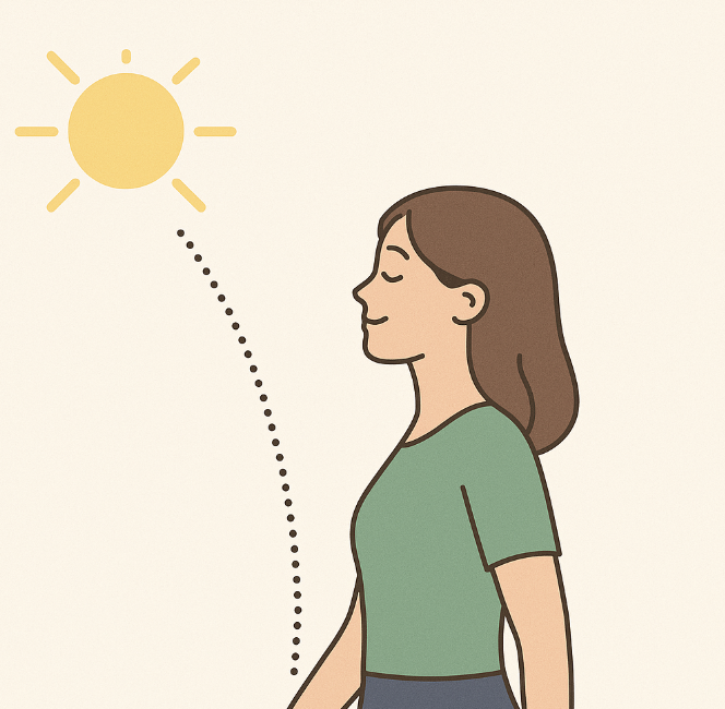 햇빛 쬐는 이미지