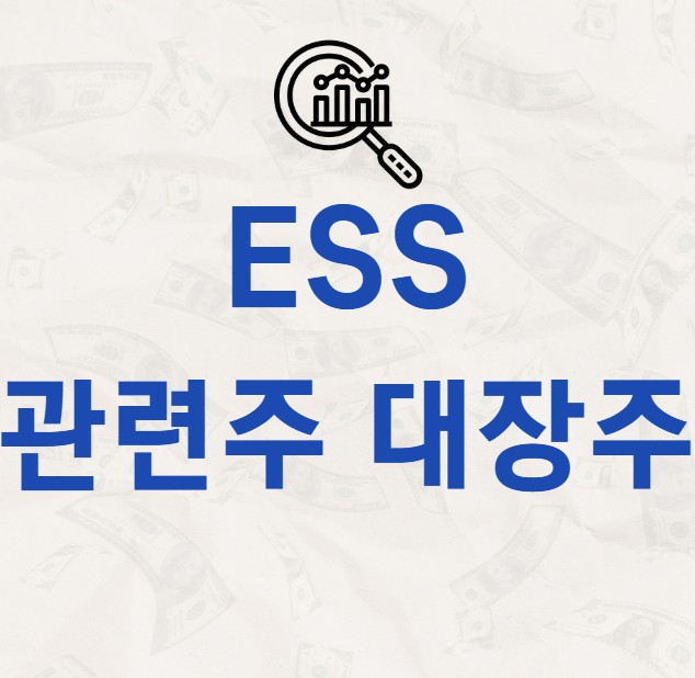ESS 관련주 대장주