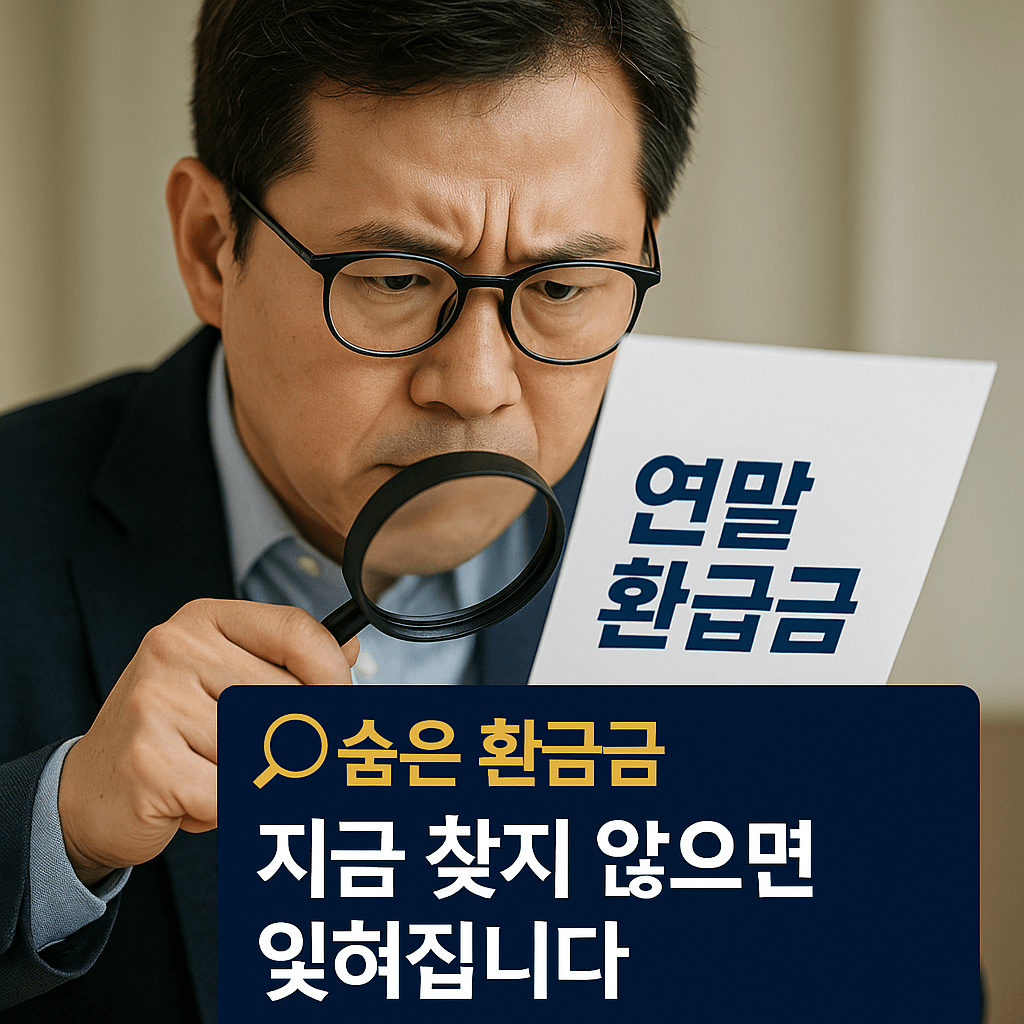 연말 정부환급금 전체 구조&middot;점검 순서 자세히 보기-썸네일