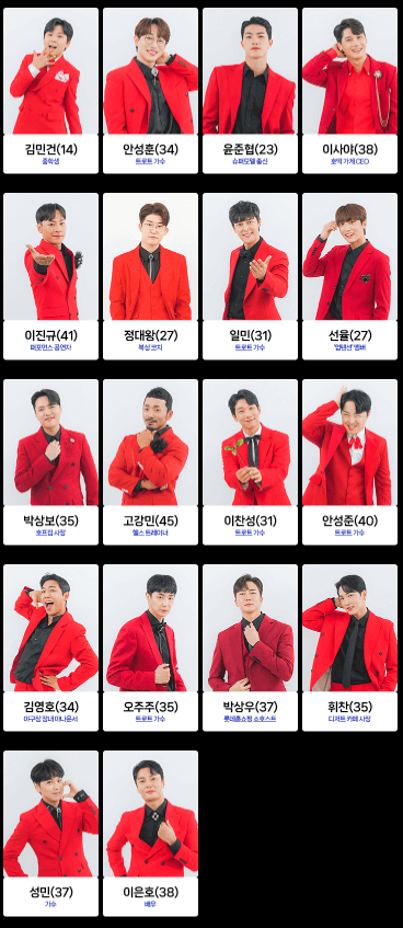 미스터트롯 출연진6
