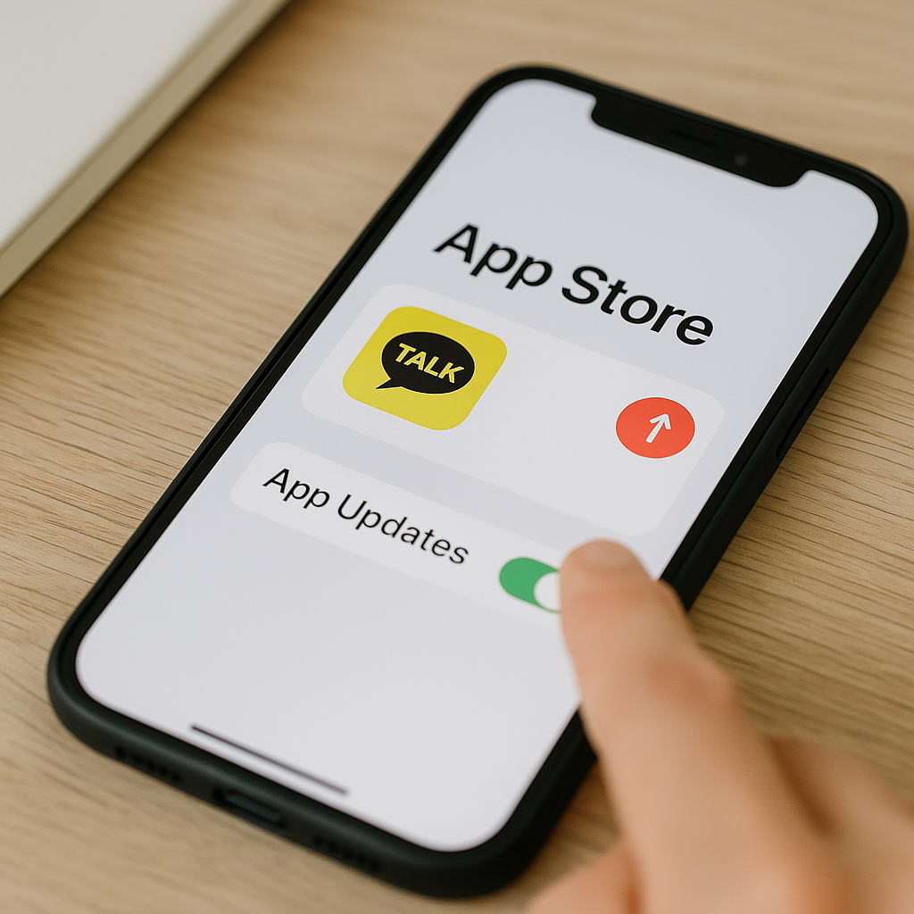 카카오톡 업데이트 해제 설정 방법