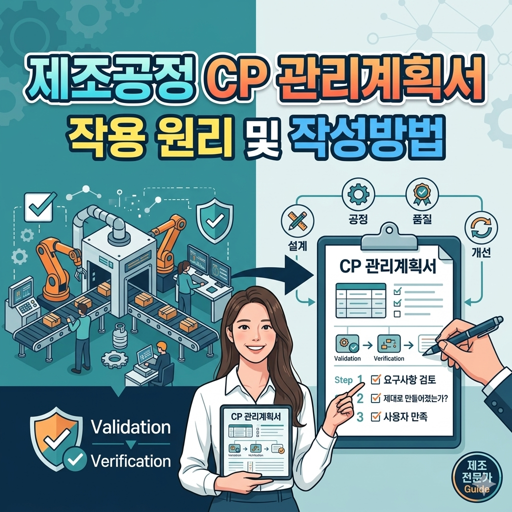 제조공정 CP 관리계획서 작성방법-리브워크