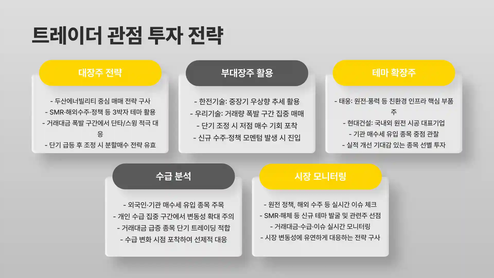 원자력 원전 관련주 대장주