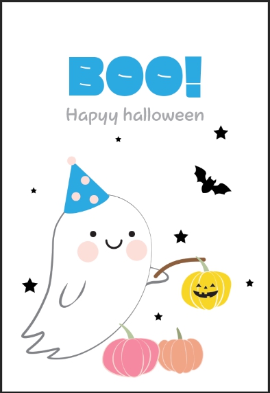 할로윈 스티커 도안