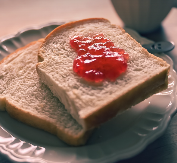 잼 바른 식빵