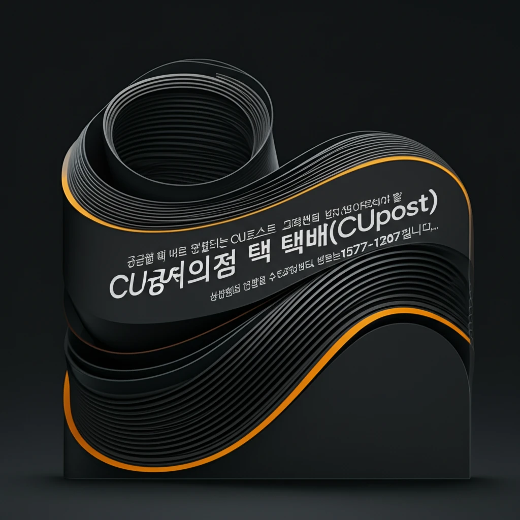 CU 알뜰택배 고객센터 정보와 배송 ..