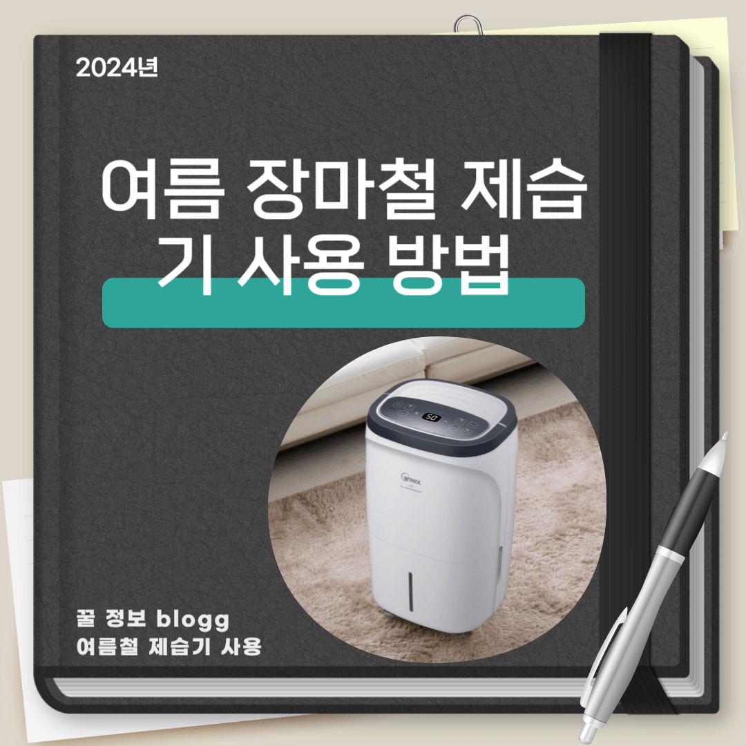 여름 장마철 제습기 사용 방법