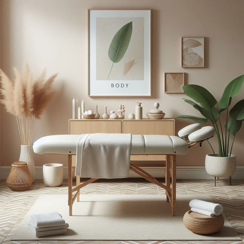 피부,체형관리 샵 배경