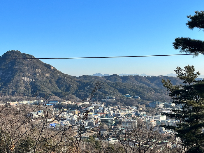 오르면서 봤던 서울시내