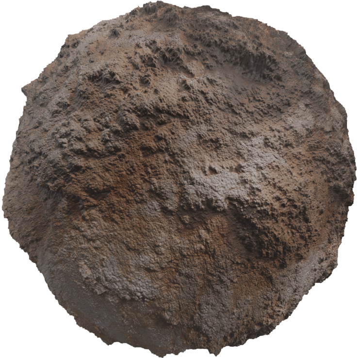 Natural mud floor