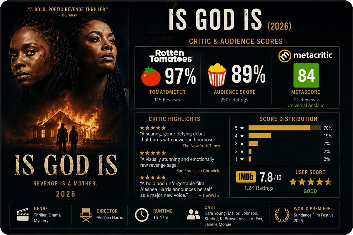 이즈 갓 이즈(Is God Is) 평점