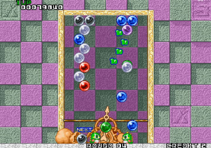 퍼즐버블-게임하기-같은색-공맞추기-게임-플레이-같은색-공을-맞추고-버블을-터트리는-화면